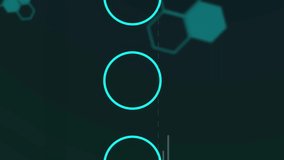 Animation of abstract spring shape and binary coding against medical data processing. Medical research and science technology concept - Powered by Shutterstock - Get 15% off with code: PIKWIZARD15