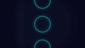 Animation of neon spiral shapes in seamless pattern over statistical, stock market data processing. Global economy and business data technology concept - Powered by Shutterstock - Get 15% off with code: PIKWIZARD15