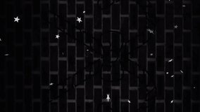 Animation of neon candy canes christmas decoration over stars falling on black background. Christmas, festivity, celebration and tradition concept digitally generated video. - Powered by Shutterstock - Get 15% off with code: PIKWIZARD15