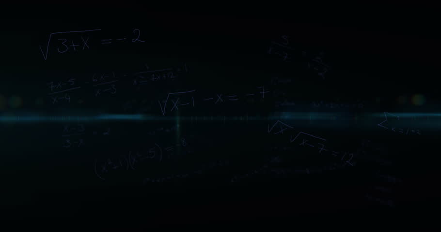 Beam emerging, equations glowing, flare moving inward, neon ring forming, highlighting formulas. Abstract, futuristic, science, innovation, digital, luminescent, cosmology