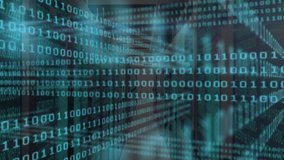 On start, holographic grid tunnel unfolding with sliding numbers representing digital data corridor. Digital, futuristic, immersive, technology, abstract, cyber, innovation - Powered by Shutterstock - Get 15% off with code: PIKWIZARD15