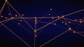 Golden network emerging over stars, magenta cloud rising, nodes pulsing and forming cosmic mesh. Abstract, cosmic, futuristic, digital, technology, visualization, innovative - Powered by Shutterstock - Get 15% off with code: PIKWIZARD15