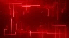 A futuristic read background featuring glowing circuit-like lines and digital grid patterns. The image evokes a high-tech, digital theme — ideal for technology, innovation, or cyber-related visuals. - Powered by Shutterstock - Get 15% off with code: PIKWIZARD15