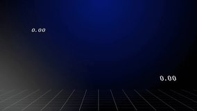 After labels appear, orange and cyan waveforms rippling inward retracting visualizing oscillations. Data visualization, digital art, abstract, futuristic, dynamic, technology, motion graphics - Powered by Shutterstock - Get 15% off with code: PIKWIZARD15