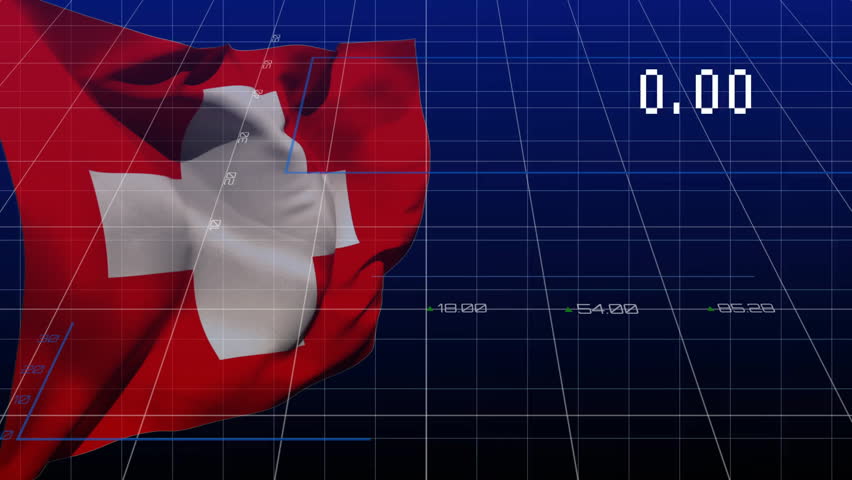 Swiss flag waving starting pie charts bar graphs, line chart morphing visualizing shifting metrics. Financial data, analytics, digital visualization, business intelligence, corporate report, screen - Powered by Shutterstock - Get 15% off with code: PIKWIZARD15