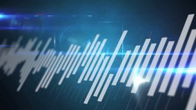 With pulsing translucent bars user icon emerging, sending neon lines linking icons for network map. Data visualization, connectivity, digital interface, network structure, futuristic, technology, - Powered by Shutterstock - Get 15% off with code: PIKWIZARD15