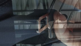 Animation of network of connections and data processing over person using laptop. Business partnership and technology concept. - Powered by Shutterstock - Get 15% off with code: PIKWIZARD15