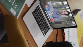 Animation shows students digitally connected in global business networking. Visualizing technology and collaboration through laptops and network connections. - Powered by Shutterstock - Get 15% off with code: PIKWIZARD15