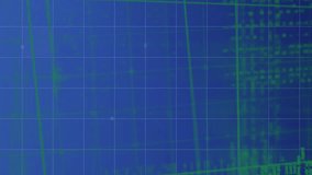 Animation of data processing over digital padlock with integrated circuit on blue background. Computing digital interface and data processing concept digitally generated concept. - Powered by Shutterstock - Get 15% off with code: PIKWIZARD15