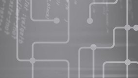 Animation of network of connections and data processing over server room. Global sport, technology and digital interface concept digitally generated video. - Powered by Shutterstock - Get 15% off with code: PIKWIZARD15