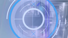 Animation of processing circle moving over scientific graph and data. global science, connections and digital interface concept digitally generated video. - Powered by Shutterstock - Get 15% off with code: PIKWIZARD15