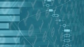 Animation of multiple graphs over globes against binary codes on blue background. Digitally generated, hologram, illustration, report, business, globalization, growth, coding and technology concept. - Powered by Shutterstock - Get 15% off with code: PIKWIZARD15