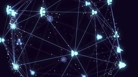 Animation of numbers changing and network of connections over globe. Global connections, computing and data processing concept digitally generated video. - Powered by Shutterstock - Get 15% off with code: PIKWIZARD15