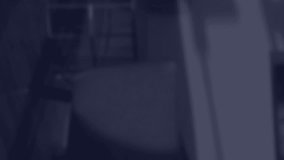 Animation of interface with data processing against empty cafe at office. Computer interface and business data technology concept - Powered by Shutterstock - Get 15% off with code: PIKWIZARD15