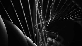 Animation of diagrams over dna strand. Technology, science and digital interface concept digitally generated video. - Powered by Shutterstock - Get 15% off with code: PIKWIZARD15