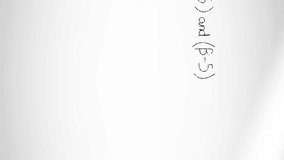 Animation of mathematical data processing over white background. Global connections, computing and data processing concept digitally generated video. - Powered by Shutterstock - Get 15% off with code: PIKWIZARD15