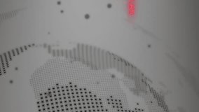 Animation of data processing and arrows over globe. Science, technology and digital interface concept digitally generated video. - Powered by Shutterstock - Get 15% off with code: PIKWIZARD15