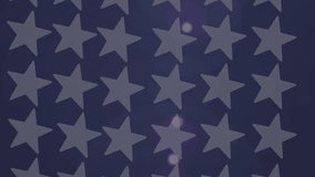 Animation of rows of american flag stars spinning on blue background. United states of america patriotism, democracy and history concept digitally generated video. - Powered by Shutterstock - Get 15% off with code: PIKWIZARD15