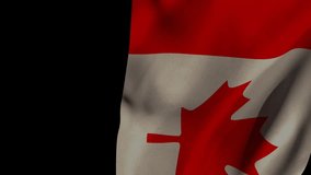 Animation of financial data processing over flag of canada. Global finances, politics and digital interface concept digitally generated video. - Powered by Shutterstock - Get 15% off with code: PIKWIZARD15