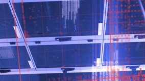 Animation of data processing and dots pattern against computer server room. Computer interface and business data storage technology concept - Powered by Shutterstock - Get 15% off with code: PIKWIZARD15