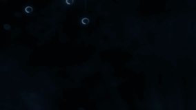 Three green digital icons with a computer interface on a glowing blue background. Global social media digital interface technology and connections concept digitally generated video. - Powered by Shutterstock - Get 15% off with code: PIKWIZARD15