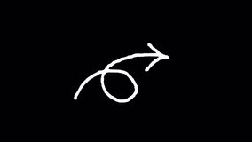 Arrows Hand Drawn On Alpha Channel - Powered by Shutterstock - Get 15% off with code: PIKWIZARD15