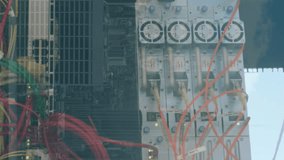 Animation of social media data processing over computer server. Global networks, computing and data processing concept digitally generated video. - Powered by Shutterstock - Get 15% off with code: PIKWIZARD15