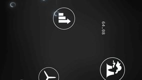 Animation of microprocessor connections, data processing and digital icons against grey background. Computer interface and business technology concept - Powered by Shutterstock - Get 15% off with code: PIKWIZARD15