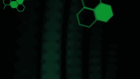 Animation of globe with programming language and molecule structure over data connection wave. Digitally generated, illuminated, futuristic, physics, global connection, medical, coding, technology. - Powered by Shutterstock - Get 15% off with code: PIKWIZARD15