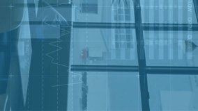 Animation of financial data processing over asian businesswoman in office. Global finance, business, connections, computing and data processing concept digitally generated video. - Powered by Shutterstock - Get 15% off with code: PIKWIZARD15