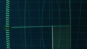 Animation of scope scanning and 6g text over data processing. Business, technology and digital interface concept digitally generated video. - Powered by Shutterstock - Get 15% off with code: PIKWIZARD15