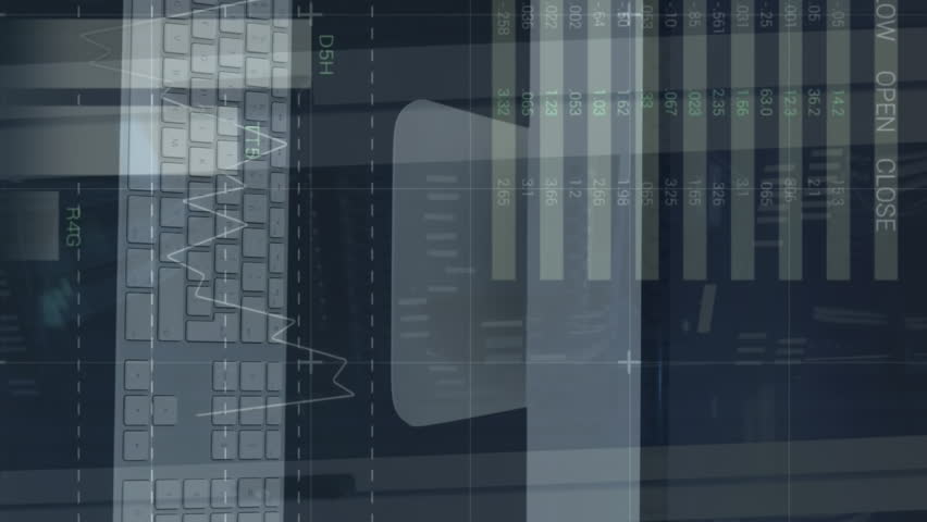 Animation of statistics and data processing over computer servers. Global computing, digital interface and data processing concept digitally generated video. - Powered by Shutterstock - Get 15% off with code: PIKWIZARD15