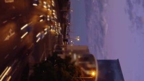 Animation of data visualization graphics overlaying cityscape with blurred traffic lights. Technology, innovation, urban, analytics, modern, digital - Powered by Shutterstock - Get 15% off with code: PIKWIZARD15