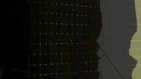 Animation of colorful heart rate and oxygen graphs on power line structure. Healthcare, technology, digital, data, analysis, infographic - Powered by Shutterstock - Get 15% off with code: PIKWIZARD15