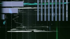 Animation of graphs and data over navy background. global economy, finance, data processing and technology concept digitally generated video. - Powered by Shutterstock - Get 15% off with code: PIKWIZARD15