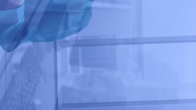 Animation of flag of belgium waving over surgeons in operating theatre. Healthcare and protection during coronavirus pandemic digitally generated video. - Powered by Shutterstock - Get 15% off with code: PIKWIZARD15