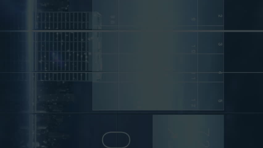 Animation of financial data processing over empty office. Global business digital interface technology and networking concept digitally generated video. - Powered by Shutterstock - Get 15% off with code: PIKWIZARD15