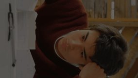 Animation of financial data processing over caucasian businessman in office. Business, finance, data processing and networking concept digitally generated video. - Powered by Shutterstock - Get 15% off with code: PIKWIZARD15