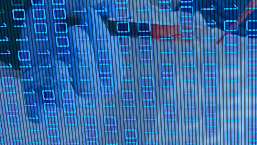 Animation of binary code over hands of lab workers. Laboratory, medicine and technology concept digitally generated video. - Powered by Shutterstock - Get 15% off with code: PIKWIZARD15