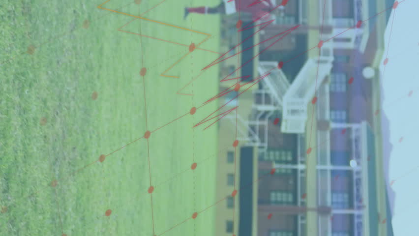 Animation of data processing over diverse rugby players at stadium. Global sport, computing and digital interface concept digitally generated video. - Powered by Shutterstock - Get 15% off with code: PIKWIZARD15