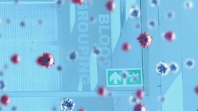 Animation of virus cells over diverse doctors. Global pandemic and digital interface concept digitally generated video. - Powered by Shutterstock - Get 15% off with code: PIKWIZARD15