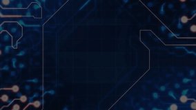 Animation of clock moving over data processing on black background. Global connections digital interface and data processing concept digitally generated video. - Powered by Shutterstock - Get 15% off with code: PIKWIZARD15