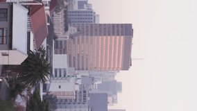 Animation of interface with data processing against aerial view of cityscape. Computer interface and business technology concept - Powered by Shutterstock - Get 15% off with code: PIKWIZARD15