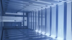 Animation of digital icons and data processing over server room. global digital interface, data processing and technology concept digitally generated video. - Powered by Shutterstock - Get 15% off with code: PIKWIZARD15