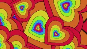 Animation of pride text, unicorn and rainbow hearts. Pride month, lgbtq, human rights and equality concept digitally generated video. - Powered by Shutterstock - Get 15% off with code: PIKWIZARD15