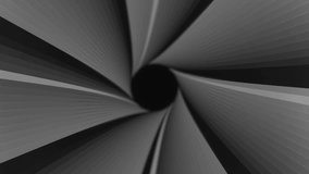 Animation of white stars over spinning grey background. Communication, data processing, creativity and digital interface background concept digitally generated video. - Powered by Shutterstock - Get 15% off with code: PIKWIZARD15