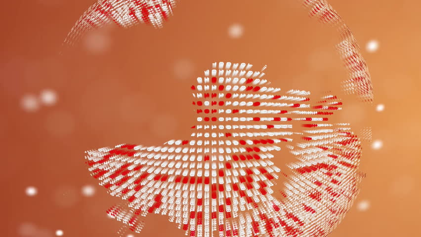 Animation of dna strand over globe on orange background. Global science, research, connections, computing and data processing concept digitally generated video. - Powered by Shutterstock - Get 15% off with code: PIKWIZARD15