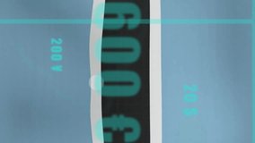 Animation of bar graph processing data over flag of botswana. National economy, travel, data, finance, digital interface, business and communication, digitally generated video. - Powered by Shutterstock - Get 15% off with code: PIKWIZARD15