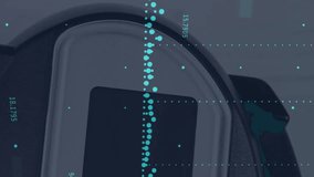 Animation of financial data processing over payment terminal. Global connections, data processing and digital interface concept digitally generated video. - Powered by Shutterstock - Get 15% off with code: PIKWIZARD15