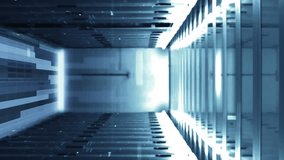 Animation of email icons over computer servers. Global computing, connections, data processing and digital interface concept digitally generated video. - Powered by Shutterstock - Get 15% off with code: PIKWIZARD15